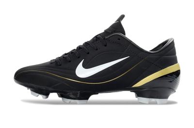 Nike Mercurial Vapor R9 FG Football Boots - Black/Gold Accent/White Detail