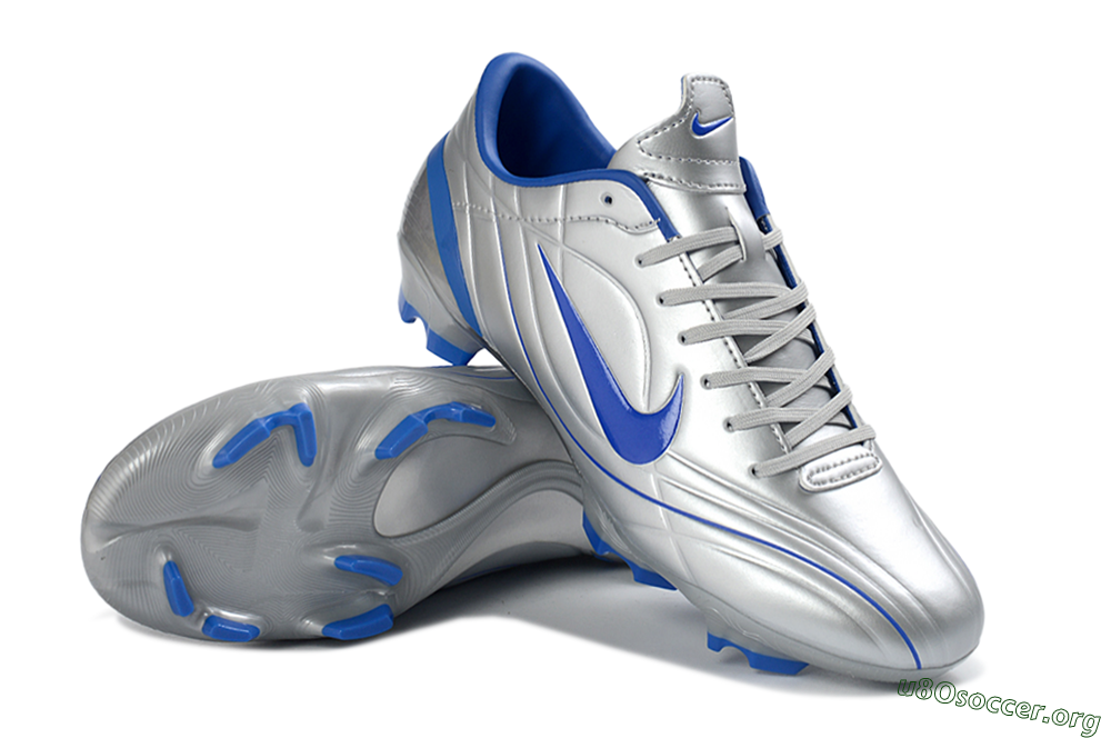 Nike Mercurial Vapor R9 FG Football Boots - Silver/Bright Blue/Steel Blue 0