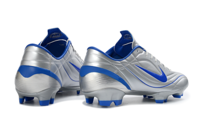 Nike Mercurial Vapor R9 FG Football Boots - Silver/Bright Blue/Steel Blue