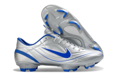 Nike Mercurial Vapor R9 FG Football Boots - Silver/Bright Blue/Steel Blue