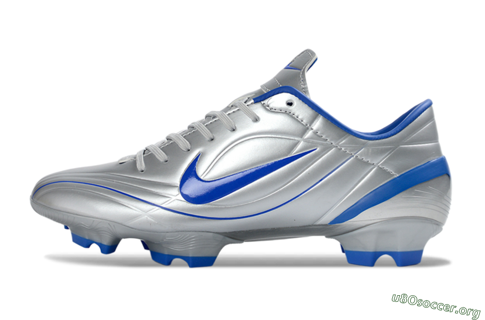 Nike Mercurial Vapor R9 FG Football Boots - Silver/Bright Blue/Steel Blue 3