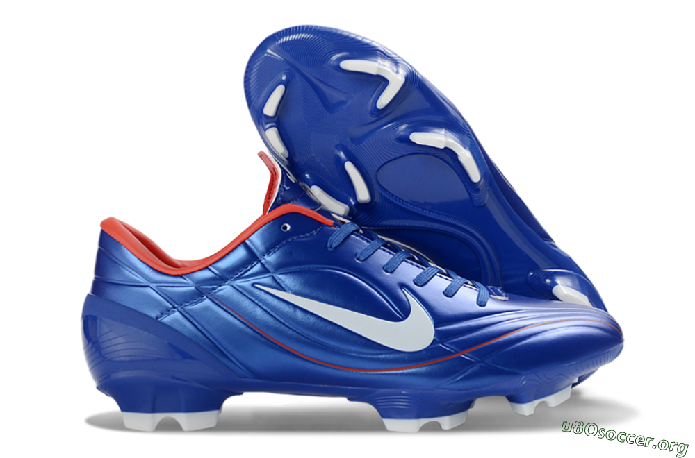 Nike Mercurial Vapor R9 FG Football Boots - Blue/Crimson Red/White 2