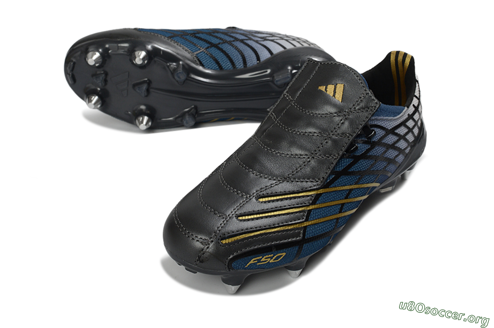 Adidas F50 Spider Elite SG Football Boots - Blue/Night Sky/Golden Accent 0