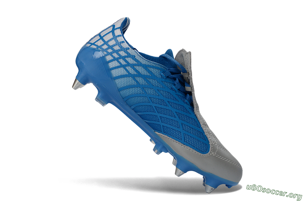 Adidas F50 Spider Elite SG Football Boots - Blue/Sky Blue/Steel Gray 4