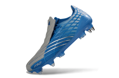 Adidas F50 Spider Elite SG Football Boots - Blue/Sky Blue/Steel Gray