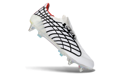 Adidas F50 Spider Elite SG Football Boots - White/Crimson/Jet Black
