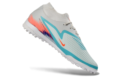 Nike Phantom 6 Elite High TF Football Shoes - Turquoise/Coral/White