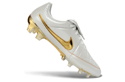 Nike Tiempo Legend SE FG Football Boots - White/Metallic Gold/Classic White