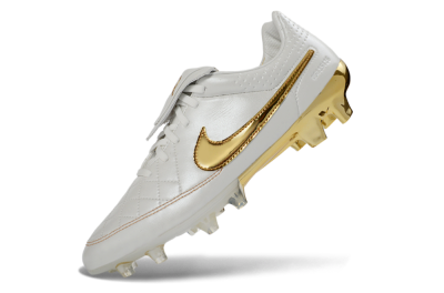 Nike Tiempo Legend SE FG Football Boots - White/Metallic Gold/Classic White