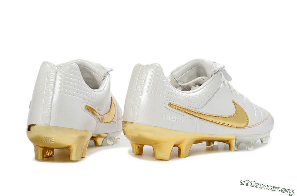 Nike Tiempo Legend SE FG Football Boots - White/Metallic Gold/Classic White 6