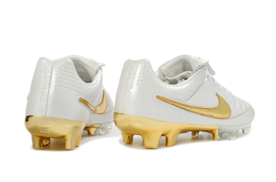 Nike Tiempo Legend SE FG Football Boots - White/Metallic Gold/Classic White