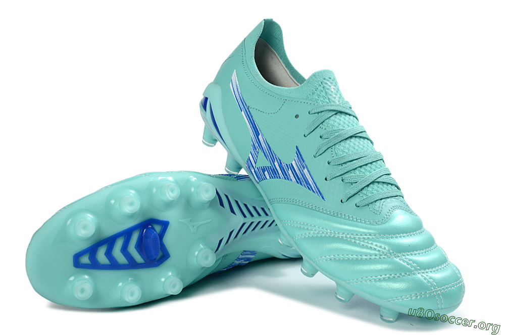 Mizuno Morelia Neo 4 FG Football Boots - Aqua/Ocean Blue/Turquoise Splash 0