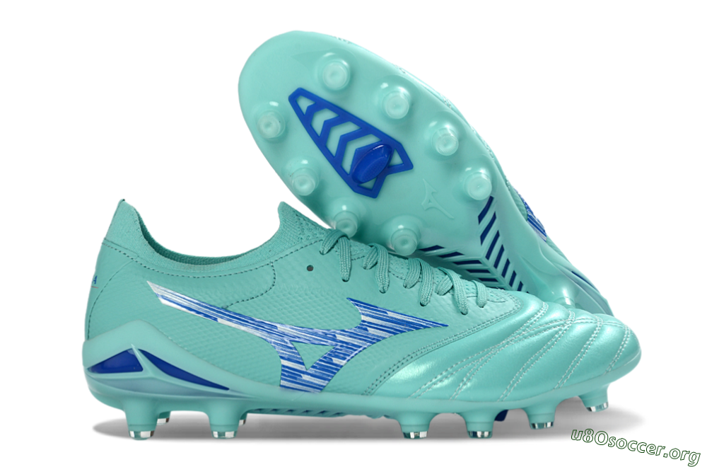 Mizuno Morelia Neo 4 FG Football Boots - Aqua/Ocean Blue/Turquoise Splash 2