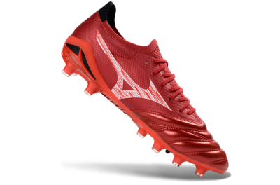 Mizuno Morelia Neo 4 FG Football Boots - Red/Crimson Blaze/Scarlet Shine