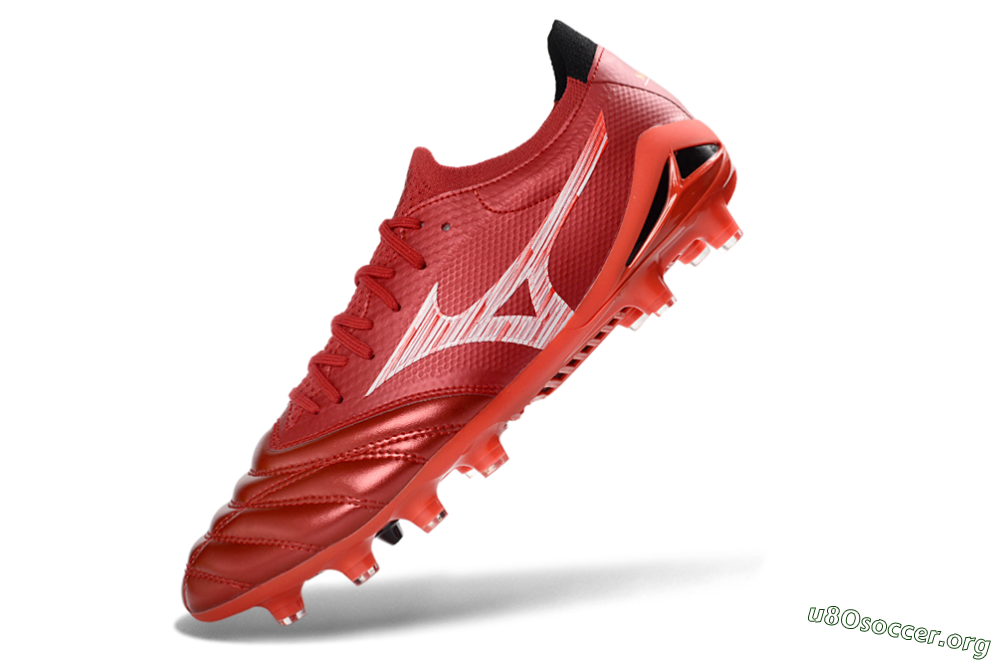 Mizuno Morelia Neo 4 FG Football Boots - Red/Crimson Blaze/Scarlet Shine 5