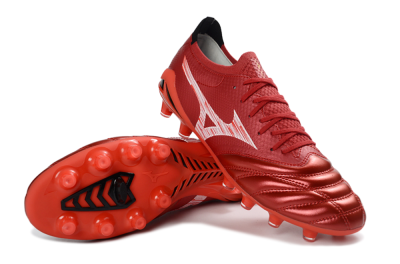 Mizuno Morelia Neo 4 FG Football Boots - Red/Crimson Blaze/Scarlet Shine