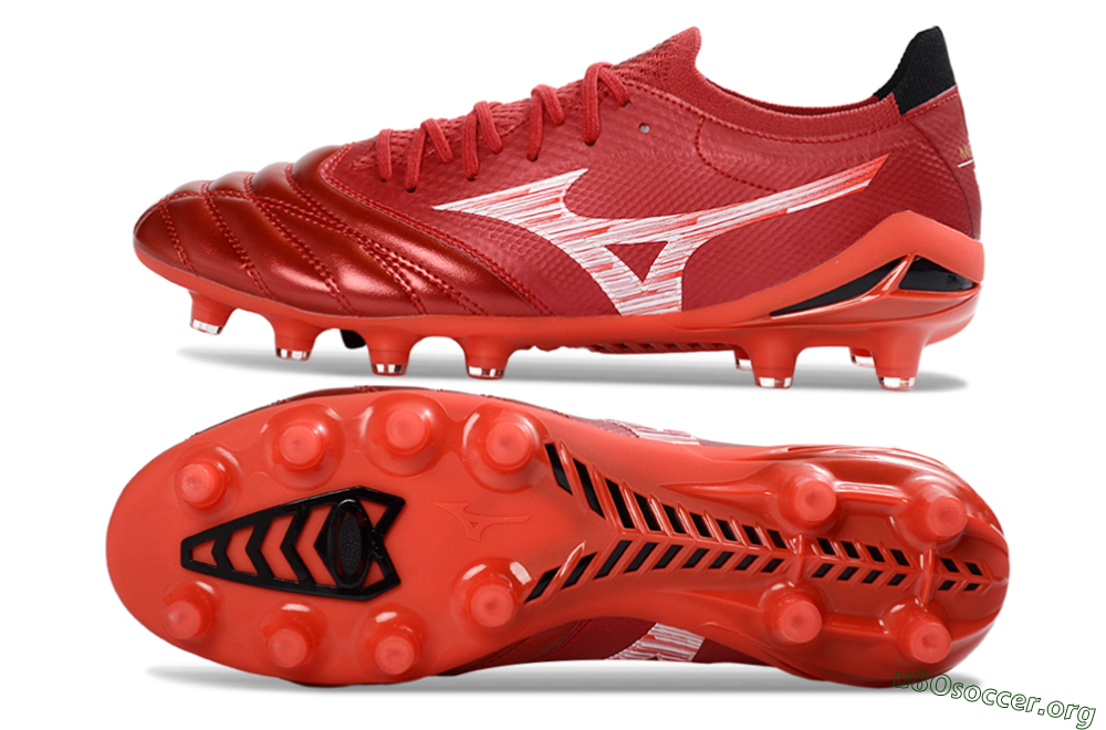 Mizuno Morelia Neo 4 FG Football Boots - Red/Crimson Blaze/Scarlet Shine 1