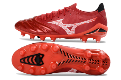 Mizuno Morelia Neo 4 FG Football Boots - Red/Crimson Blaze/Scarlet Shine