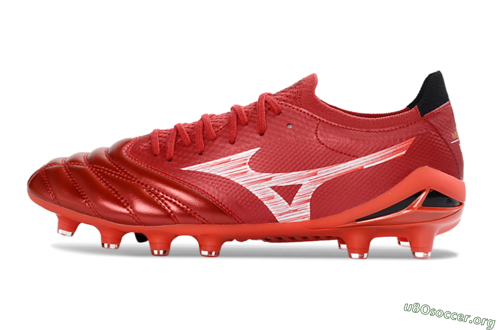 Mizuno Morelia Neo 4 FG Football Boots - Red/Crimson Blaze/Scarlet Shine 3