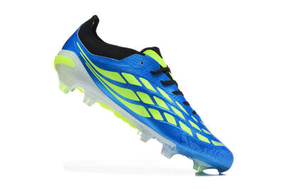 Adidas Predator 26 Elite FG Football Boots - Blue/Electric Blue/Neon Green