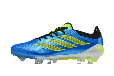 Adidas Predator 26 Elite FG Football Boots - Blue/Electric Blue/Neon Green