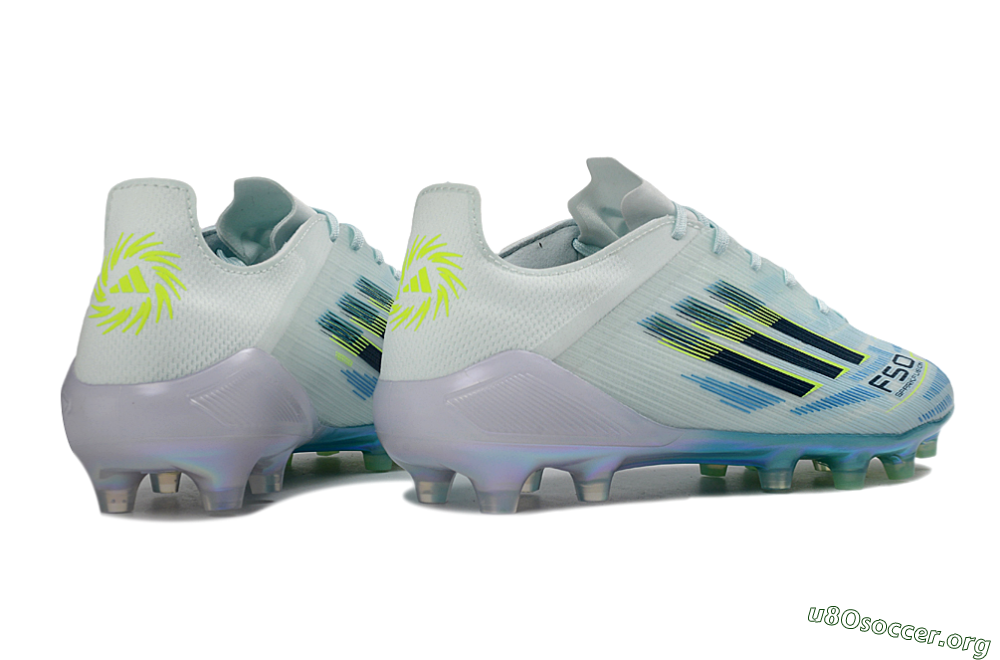 Adidas F50 Elite FG Football Boots - Aqua/Frosted Blue/Shimmering Yellow 6