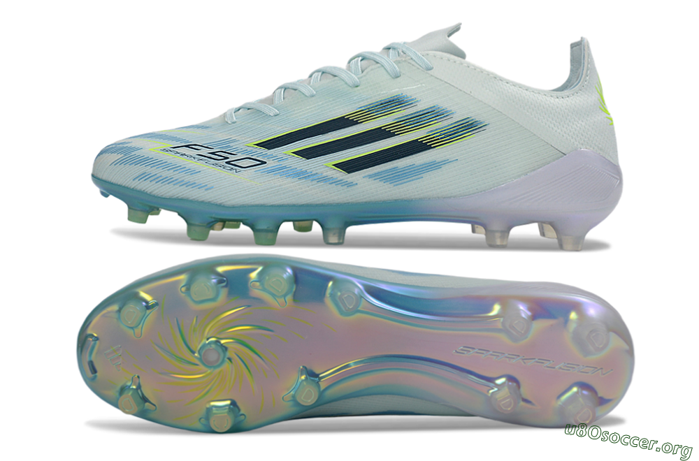 Adidas F50 Elite FG Football Boots - Aqua/Frosted Blue/Shimmering Yellow 1