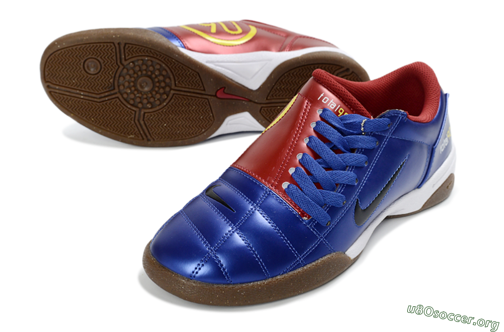 Nike Total 90 III IC Football Shoes - Blue/Rust/Golden 0