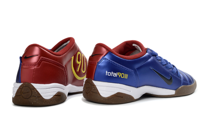 Nike Total 90 III IC Football Shoes - Blue/Rust/Golden