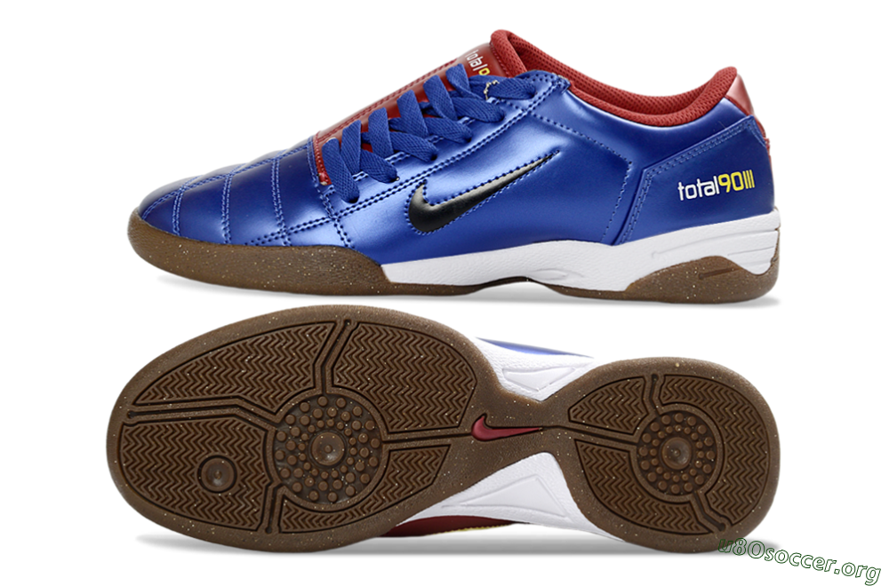 Nike Total 90 III IC Football Shoes - Blue/Rust/Golden 1