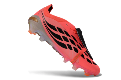 Adidas Predator 26 Elite Fold-Over Tongue FG Football Boots - Pink/Electric Pink/Black