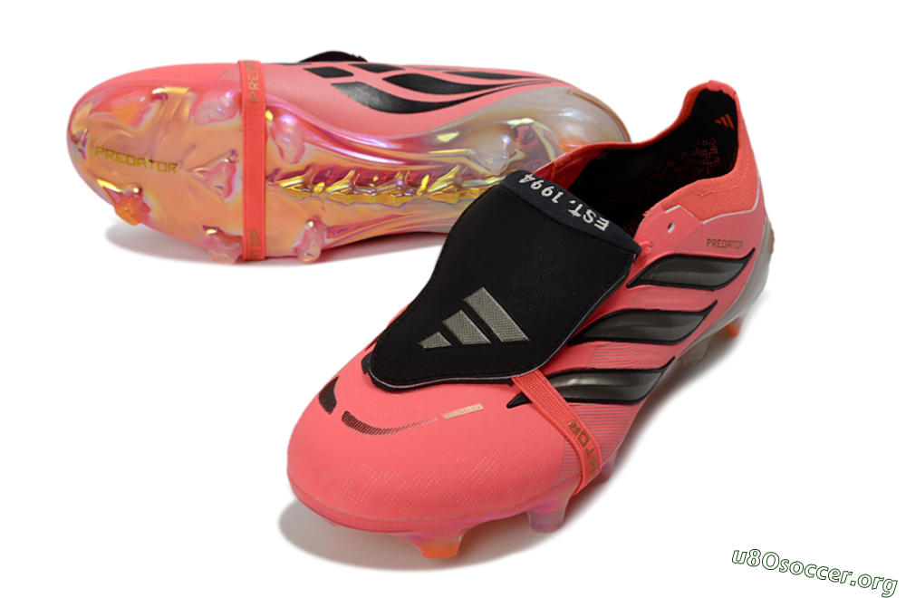Adidas Predator 26 Elite Fold-Over Tongue FG Football Boots - Pink/Electric Pink/Black 0