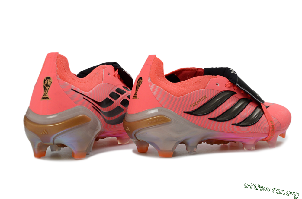 Adidas Predator 26 Elite Fold-Over Tongue FG Football Boots - Pink/Electric Pink/Black 7