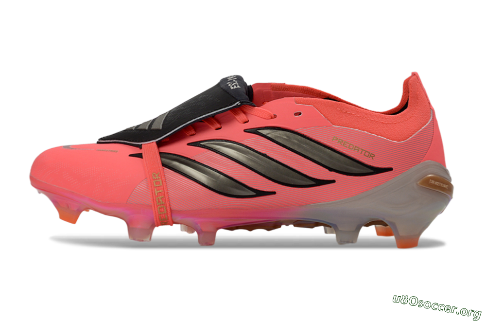 Adidas Predator 26 Elite Fold-Over Tongue FG Football Boots - Pink/Electric Pink/Black 3