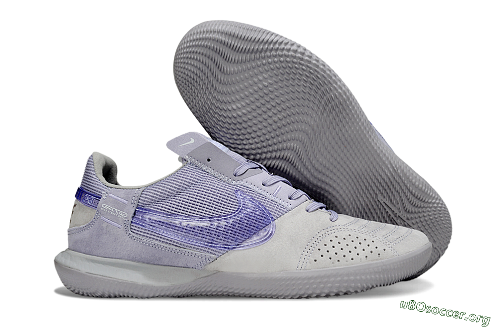 Nike Street Gato IC Football Shoes - Purple/Lavender Mist/Silvery Gray 2