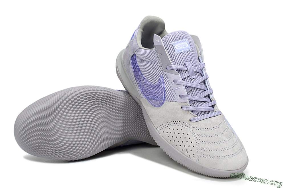 Nike Street Gato IC Football Shoes - Purple/Lavender Mist/Silvery Gray 0
