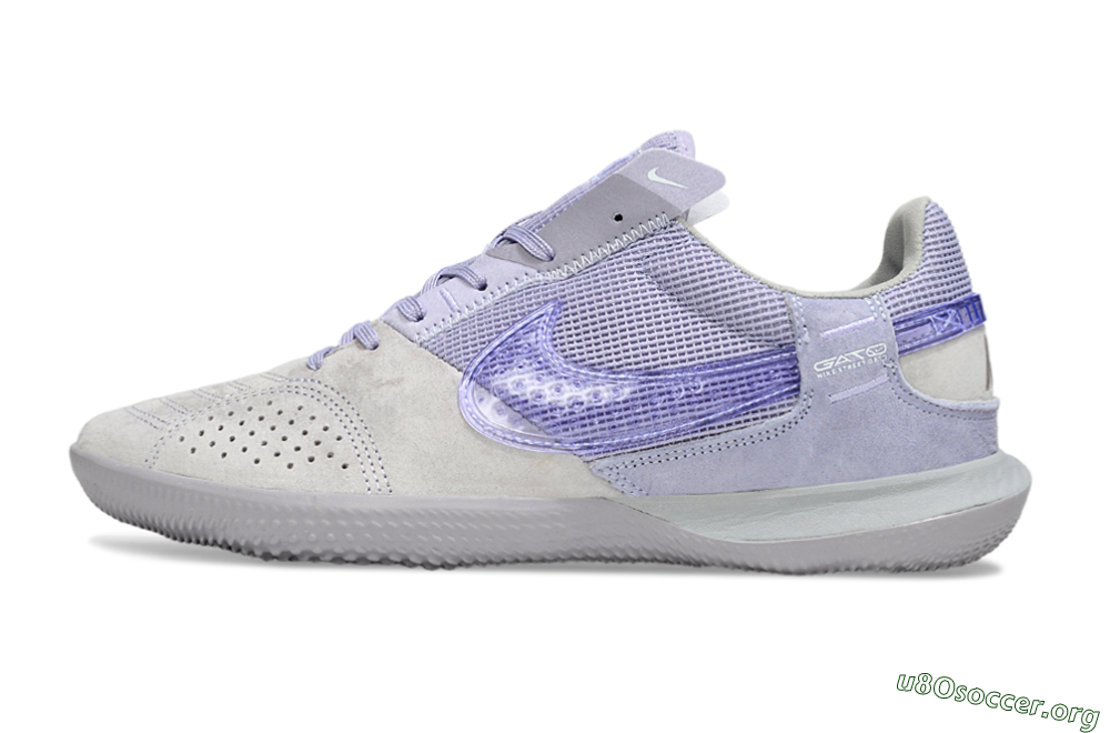 Nike Street Gato IC Football Shoes - Purple/Lavender Mist/Silvery Gray 3