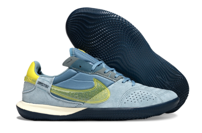 Nike Street Gato IC Football Shoes - Blue/Soft Blue/Sunny Yellow