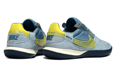 Nike Street Gato IC Football Shoes - Blue/Soft Blue/Sunny Yellow