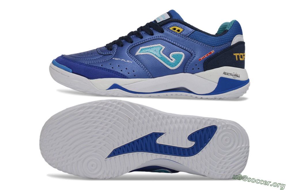 Joma Top Flex IC Football Shoes - Blue/Aqua Blue/Cobalt Blue 1