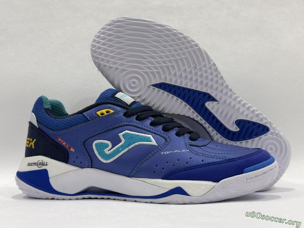 Joma Top Flex IC Football Shoes - Blue/Aqua Blue/Cobalt Blue