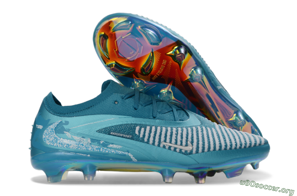 Nike Phantom 6 Elite Low FG Football Boots - Teal/Oceanic Teal/Silver Mist 2