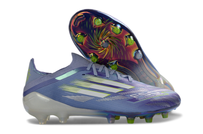 Adidas F50 Pro FG Football Boots - Blue/Iridescent Yellow/Lime Green