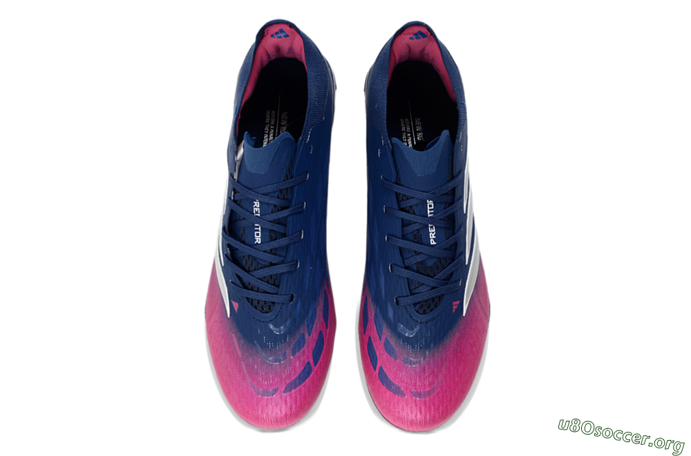 Adidas Predator 26 Elite FG Football Boots - Navy/Electric Pink/Deep Blue 4