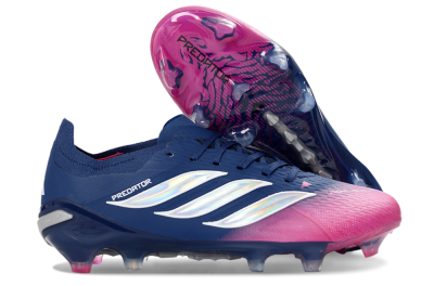 Adidas Predator 26 Elite FG Football Boots - Navy/Electric Pink/Deep Blue