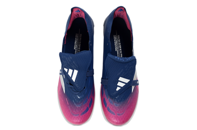 Adidas Predator 26 Elite Fold-Over Tongue FG Football Boots - Navy/Vibrant Pink/Deep Blue