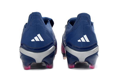 Adidas Predator 26 Elite Fold-Over Tongue FG Football Boots - Navy/Vibrant Pink/Deep Blue