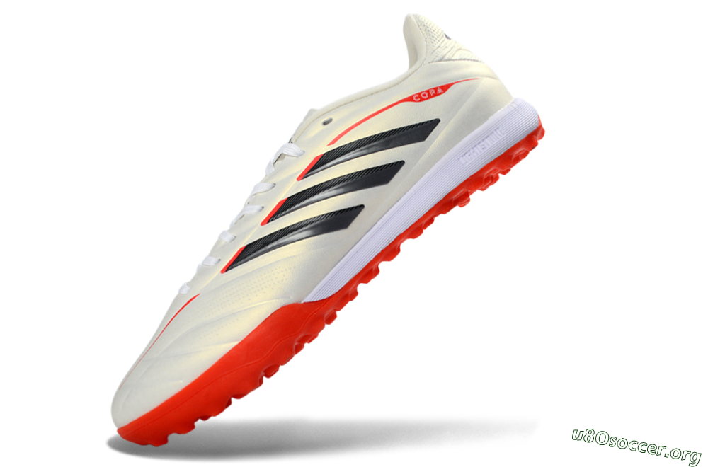 Adidas Copa Pure 3 Elite TF Football Shoes - White/Fiery Red/Black 5