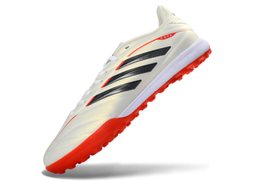 Adidas Copa Pure 3 Elite TF Football Shoes - White/Fiery Red/Black