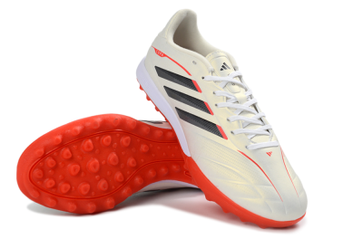 Adidas Copa Pure 3 Elite TF Football Shoes - White/Fiery Red/Black